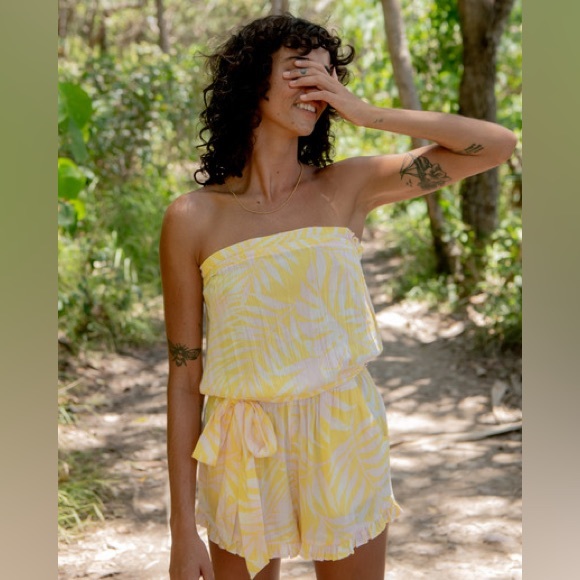 NWT Billabong Flower Days Romper - Picture 2 of 6